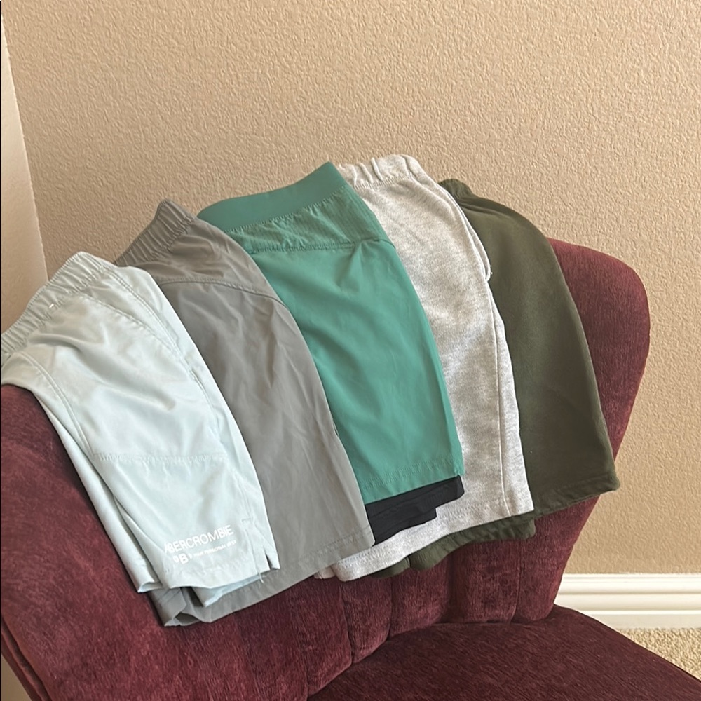 Multiple Abercrombie & Fitch Athletic Shorts